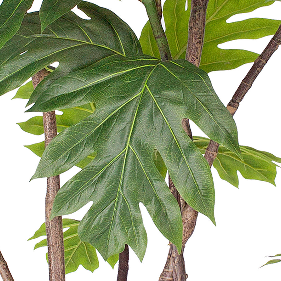 NNEAGS 180cm Artificial Natural Green Split-Leaf Philodendron Tree Fake Tropical Indoor Plant Home Office Decor-4