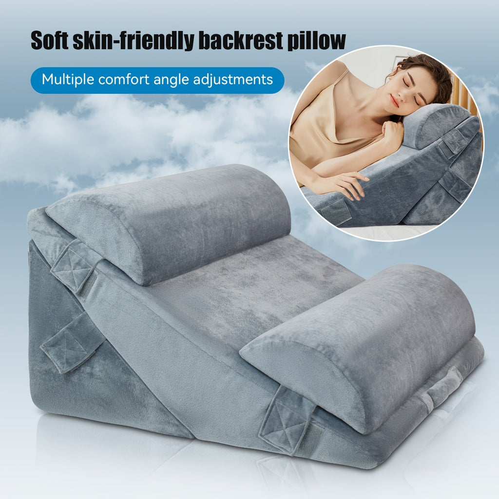 NNETM Wedge Pillow Set for Sleep Support (4pcs)-1