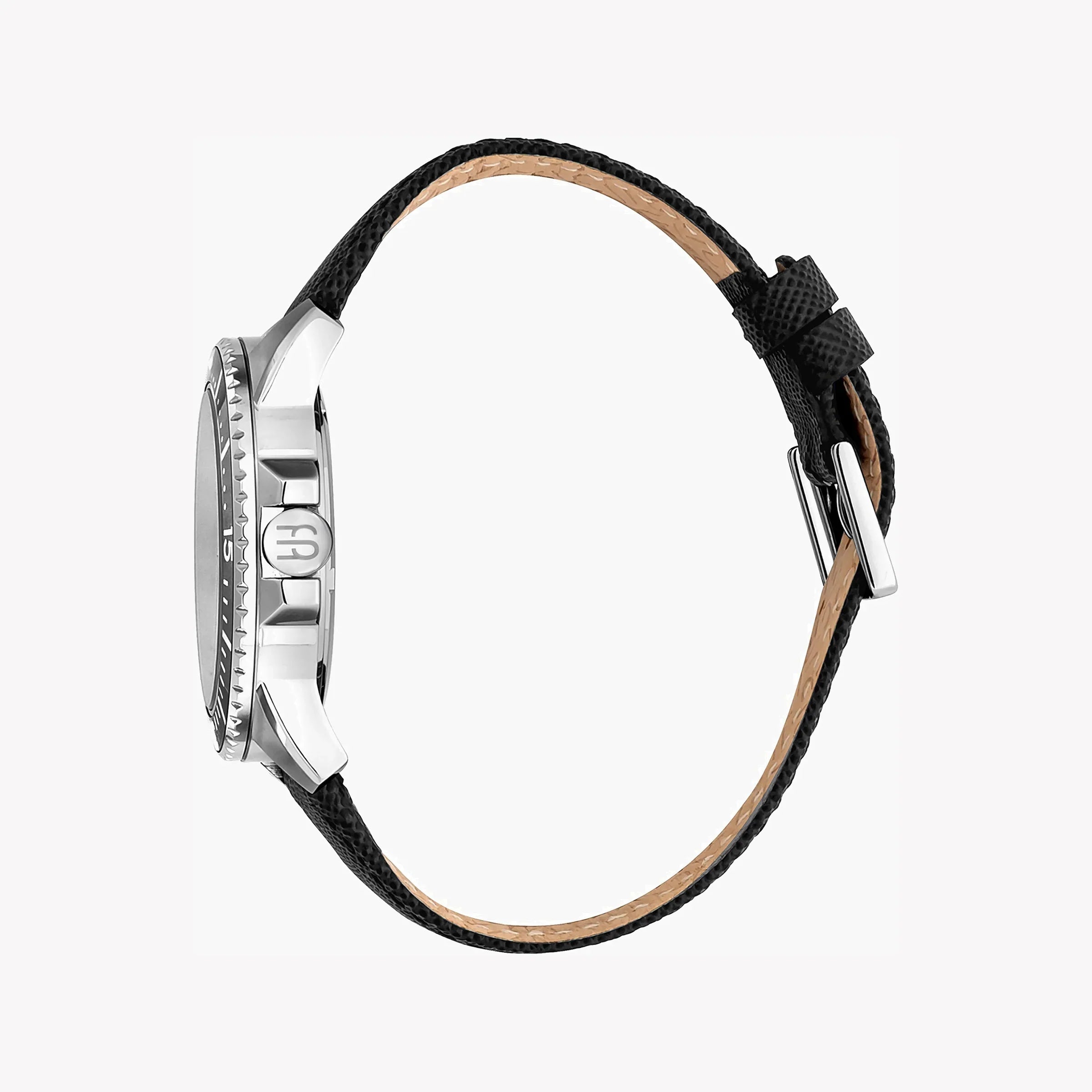 Esprit Men's Black Nylon Watch, Silver Dial | Es1g117m0065