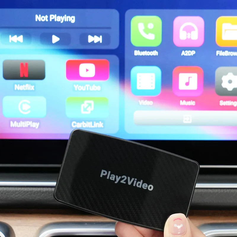 RETURNABLE: All-in-one Adapter Wireless CarPlay, Android Auto and Video-1