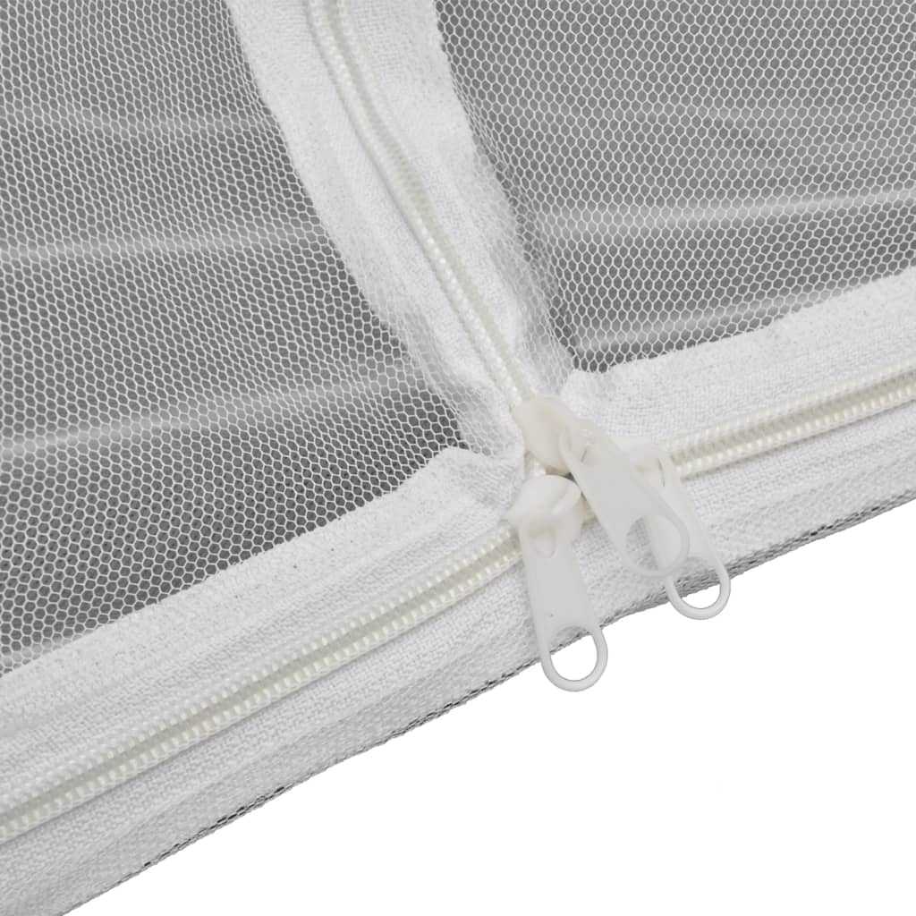 NNEVL Camping Tent 200x180x150 cm Fiberglass White