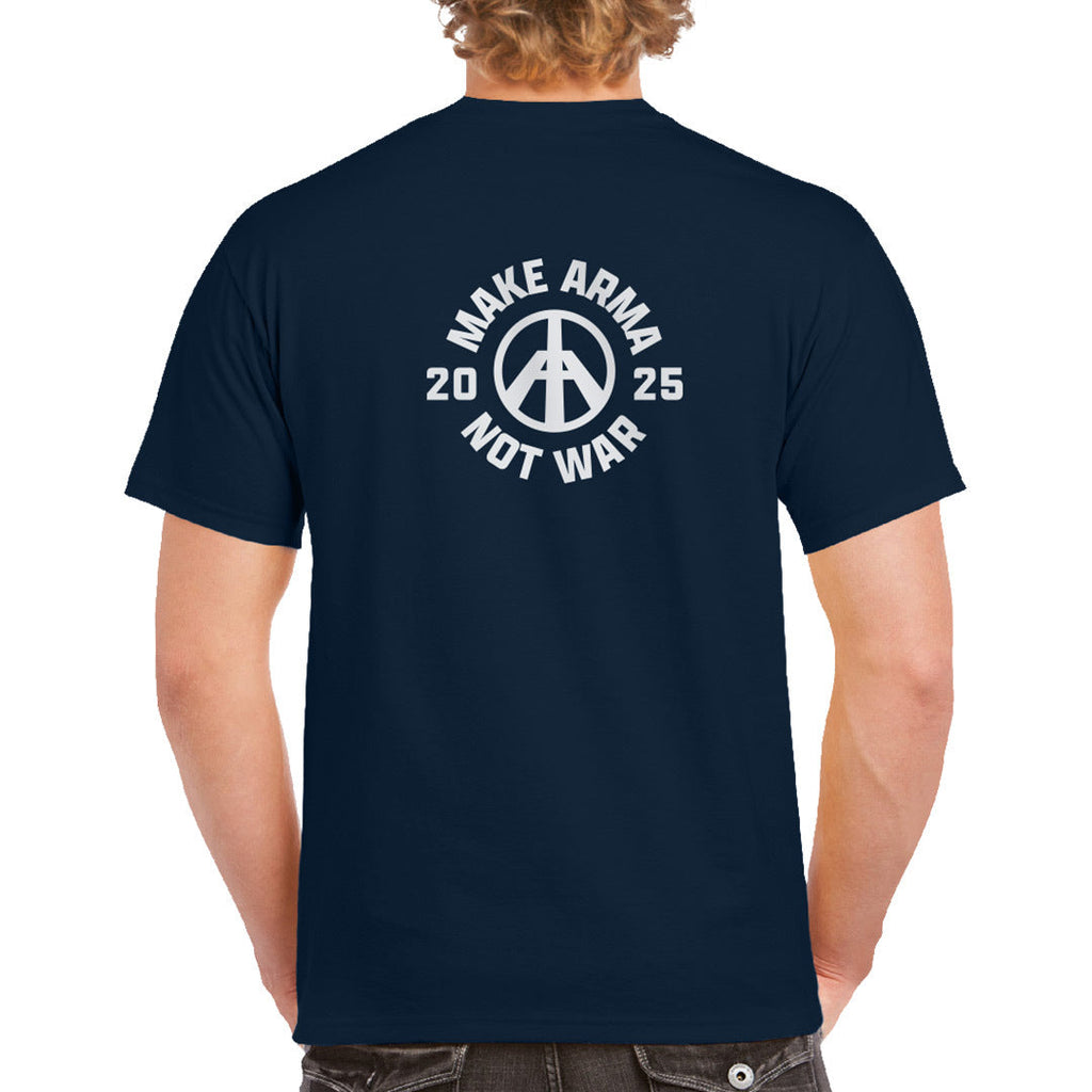 ARMA - MAKE ARMA NOT WAR | 2025 T-SHIRT | NAVY