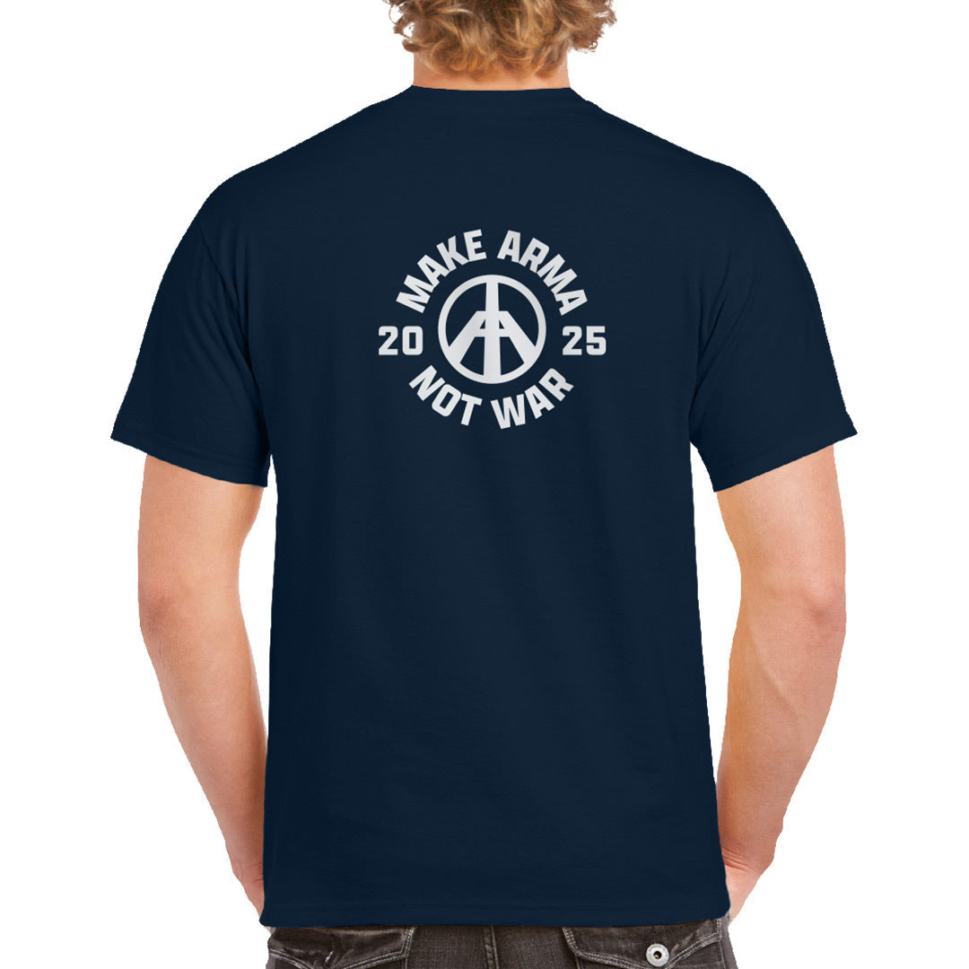 ARMA - MAKE ARMA NOT WAR | 2025 T-SHIRT | NAVY