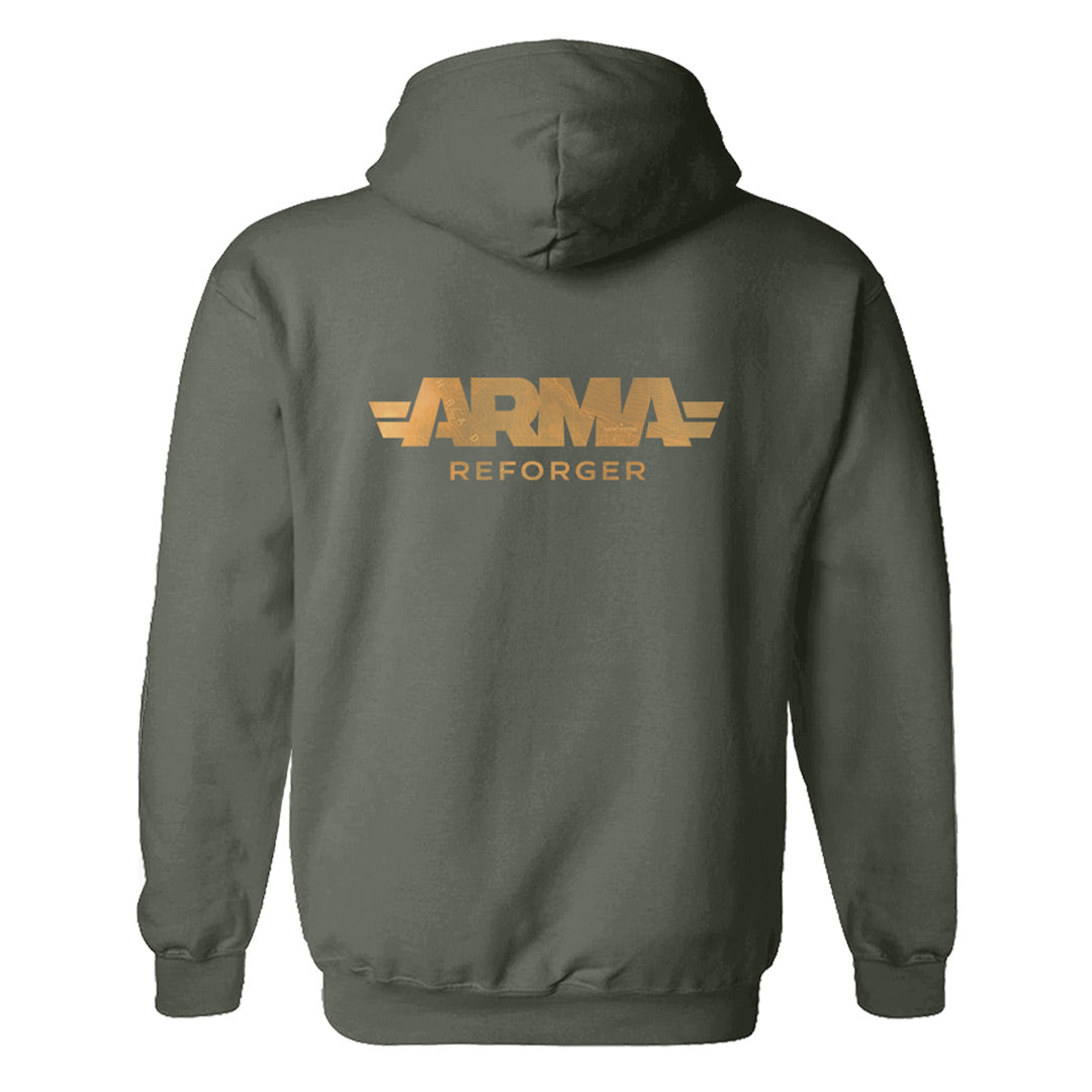 ARMA REFORGER - ORIGINAL HOODIE | KHAKI/GOLD
