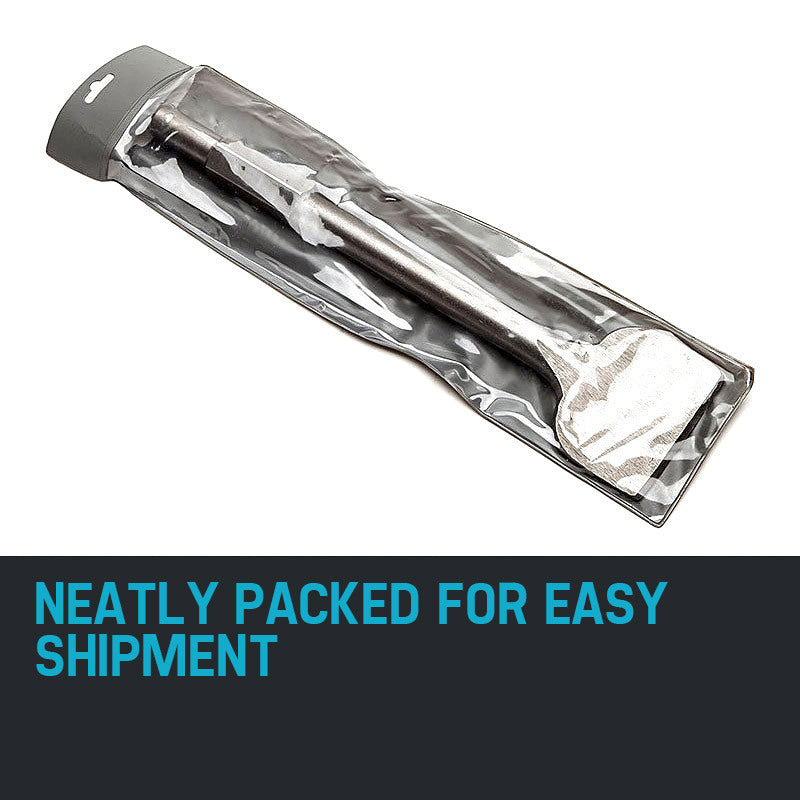NNEMB 100mm Extra Wide Flat Tile Lifter Jackhammer Chisel Bit-30mm x 410mm