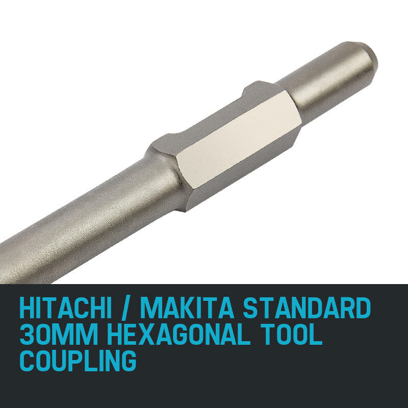 NNEMB 100mm Extra Wide Flat Tile Lifter Jackhammer Chisel Bit-30mm x 410mm