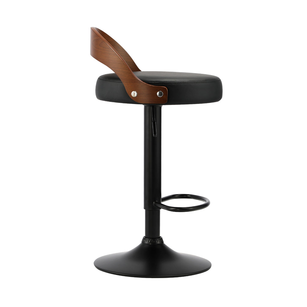 NNEED Bar Stools Gas Lift Swivel Padded Seat x2-1