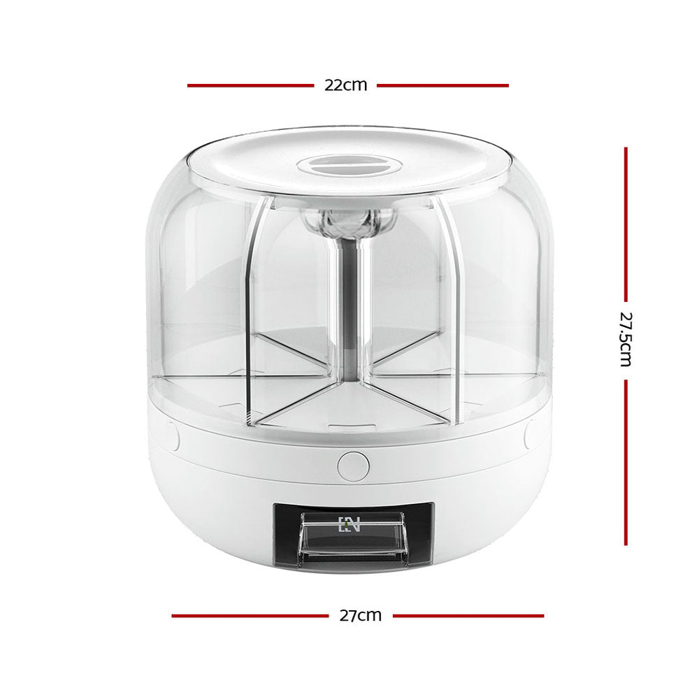 NNEDSZ 5-Star Chef Cereal Dispenser Grain Container 10KG
