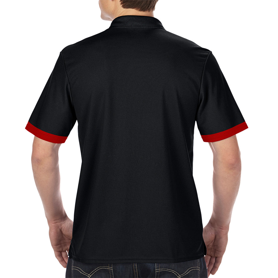 DAYZ - POLO SHIRT | BLACK/RED