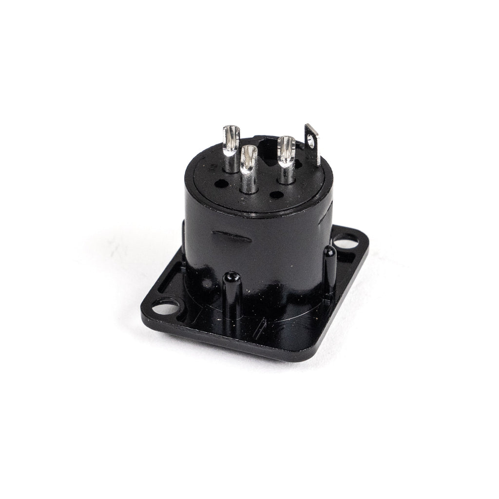 Perfex XLR Male Chassis Connector (Black)-2