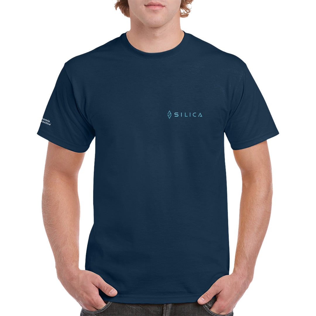 SILICA - T-SHIRT | NAVY BLUE