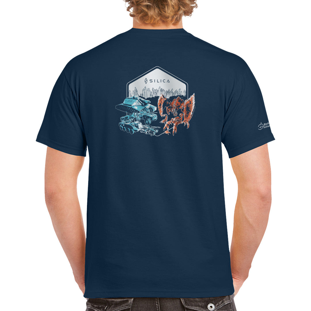 SILICA - T-SHIRT | NAVY BLUE