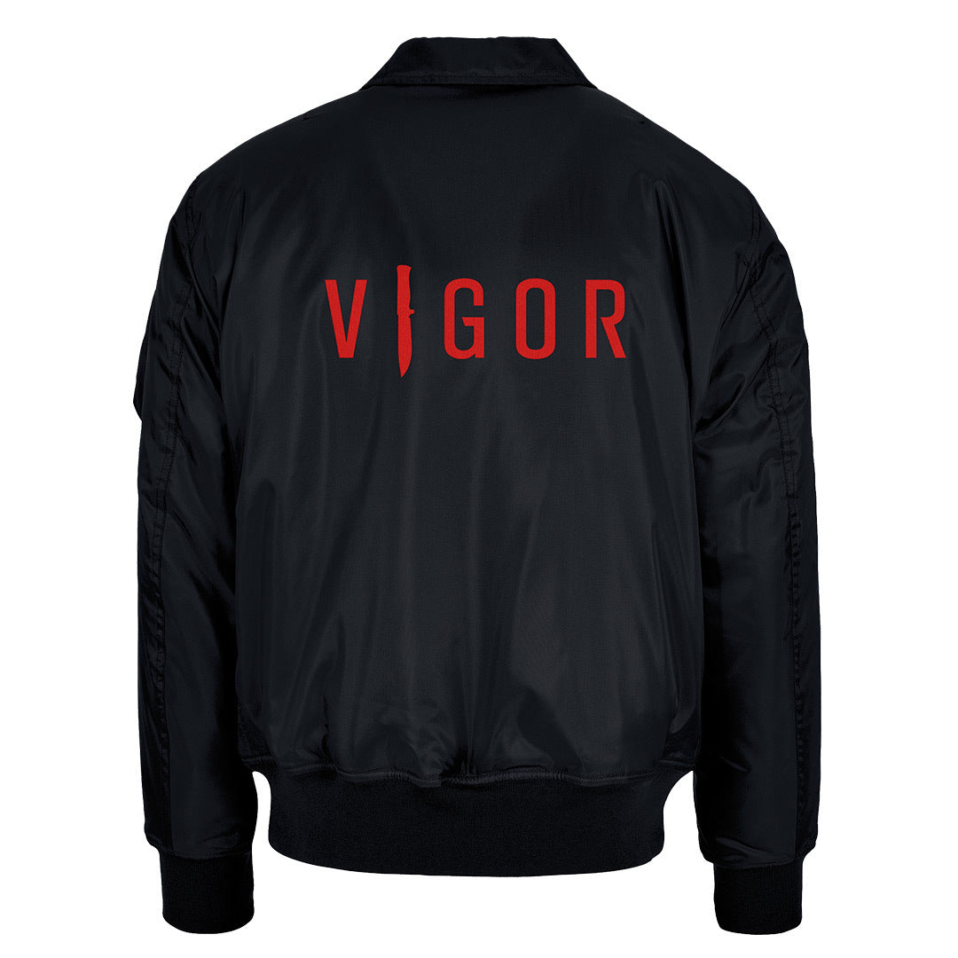 VIGOR - OFFICIAL BOMBER JACKET | BLACK