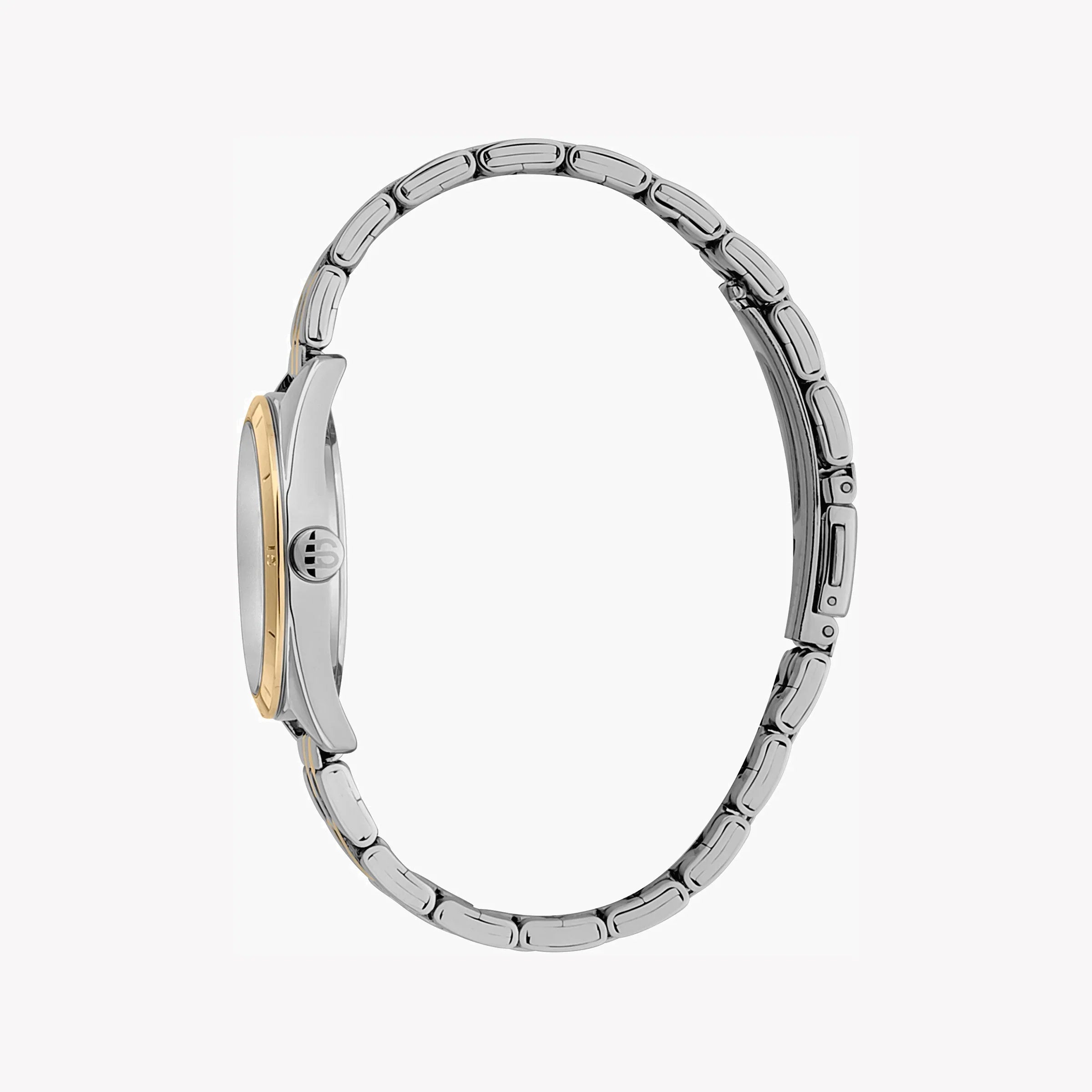 Esprit Women's Silver & Gold Stainless Steel Watch, Silver Dial | Es1l255m0055