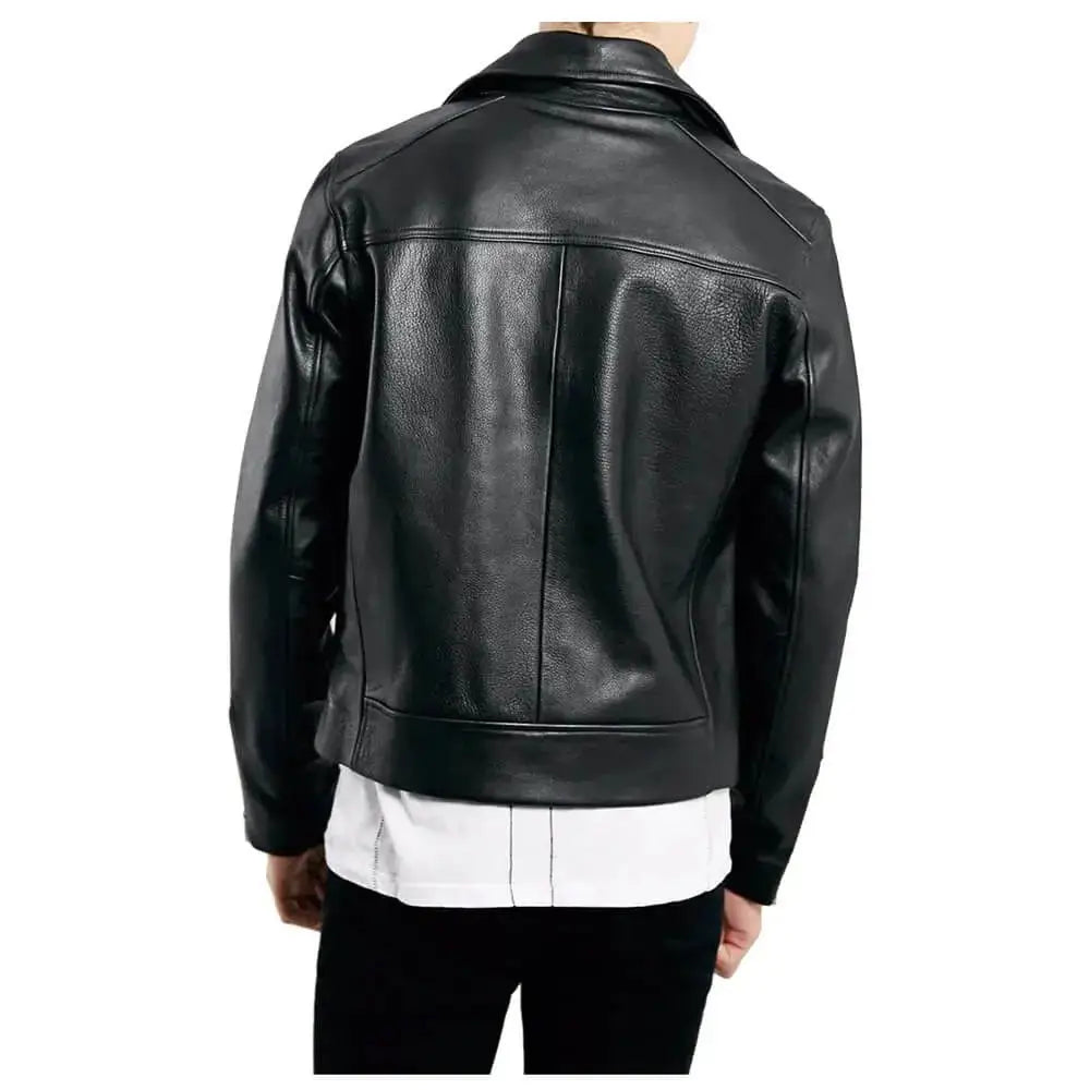 Men’s David Bowie Fashion Biker Leather Jacket