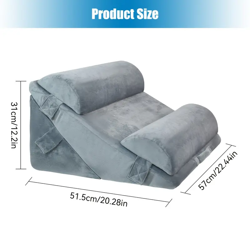 NNETM Wedge Pillow Set for Sleep Support (4pcs)-4